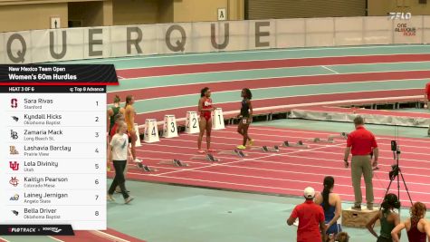 Women's 60m Hurdles, Prelims 3