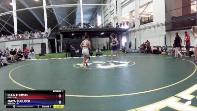 100 lbs Round 1 (8 Team) - Ella Thomas, Ohio vs Maya Bullock, Indiana