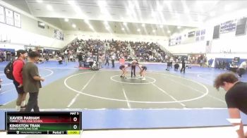 113 lbs Cons. Round 2 - Xavier Parham, Torrey Pines High School vs Kingston Tran, Reign Wrestling Club