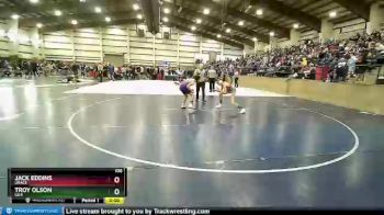 106 lbs Cons. Round 4 - Jack Eddins, Grace vs Troy Olson, Lehi