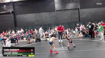 47 lbs Quarterfinal - Zamir Henderson, Summerville Takedown vs Zachary Obaika, Spartanburg Wrestling Academy