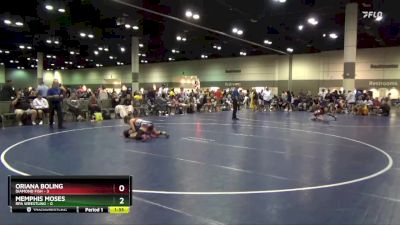 105 lbs Placement Matches (16 Team) - Oriana Boling, Diamond Fish vs Memphis Moses, RPA Wrestling
