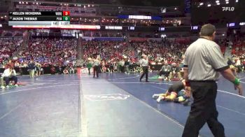 3A-132 lbs Champ. Round 1 - Kellen McKenna, Western Dubuque vs Jaxon Themas, Pleasant Valley