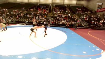 141 lbs Champ. Round 3 - Ethan Tanner, Lone Peak High School vs Max Linford, Lehi