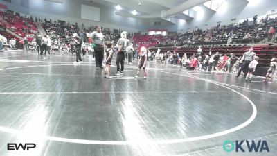 40 lbs Round Of 16 - Sloane Scott, Hilldale Youth Wrestling Club vs Ryker Needham, Coweta Tiger Wrestling