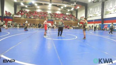 140 lbs Rr Rnd 1 - Carson Bowline, Coweta Tiger Wrestling vs Landon Dry, Tahlequah Wrestling Club