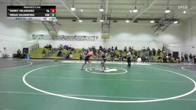 197 lbs Quarterfinal - Edrey Velasquez, Palomar vs Brian Valdespino, Cerritos