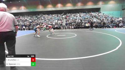 126 lbs Round Of 64 - Luke Krunchev, La Costa Canyon vs Kyler Spencer, Spanish Fork