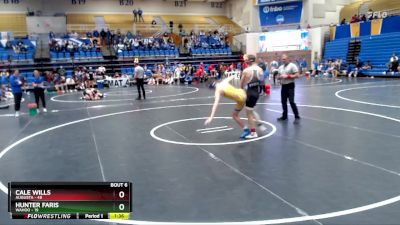126 lbs Round 1 - Cale Wills, Augusta vs Hunter Faris, Wahoo
