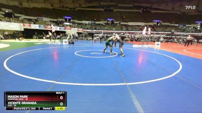 157 lbs Finals (2 Team) - Mason Park, Mountain View vs Vicente Granada, Cox