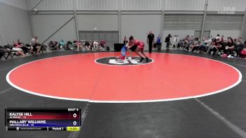 135 lbs Round 3 (6 Team) - Kalyse Hill, Alabama vs Mallary Williams, Arkansas Blue