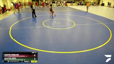 85 lbs Placement (4 Team) - Easton King, PEM (Plainview/Elgin/Millville) vs Austin Niebuhr, Maple River/United South Central