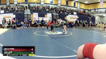 140 lbs. Champ. Round 3 - Jay`la Ford, Bixby vs Sam Lage, Blair Oaks