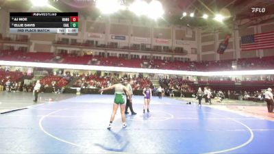 152 lbs 3rd Place Match - Ellie Davis, Eagle vs AJ Moe, Rocky Mountain