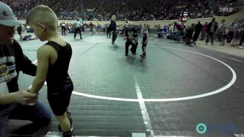 40 lbs Round Of 16 - Braylyn Grigg, Tulsa Blue T Panthers vs Bodee Coffman, Piedmont