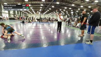 90 lbs Quarterfinal - Vartan Naljayan, Mat Assassins Black - EL vs Troy Evans, Quest School Of Wrestling ES - EL