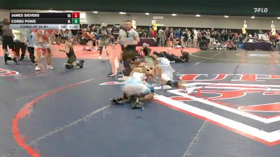 138 lbs Consi Of 64 #1 - James Sievers, GA vs Coreu Powe, AL