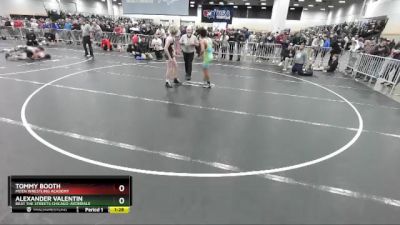 113 lbs Champ. Round 1 - Tommy Booth, Moen Wrestling Academy vs Alexander Valentin, Beat The Streets Chicago-Avondale