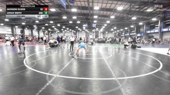 120 lbs Rr Rnd 3 - Jackson Olson, PSF Wrestling Academy vs Lukas Smith, All-American Wrestling Club HS