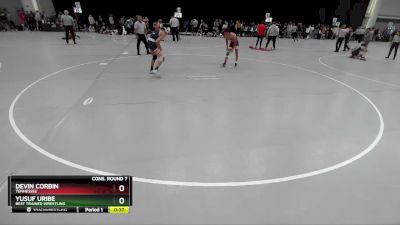 126 lbs Cons. Round 7 - Yusuf Uribe, Best Trained Wrestling vs Devin Corbin, Tennessee