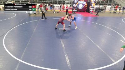 Junior Boys - 138 lbs 5th Place Match - Connor Peterson, Minnesota vs Owen Proper, Cyclones Wrestling & Fitness