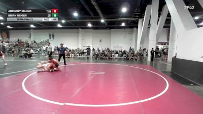 78K (172) + 2.2 = 174.2 MAX kg Semifinal - Anthony Manno, Team Thunder vs Brian Geiger, Siu Wrestling