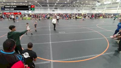 56 lbs Cons. Round 2 - Taher Al-Kufi, Unattached vs Diego Ruiz, Gladiator Wrestling