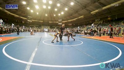 60 lbs Quarterfinal - Peyton Turner, Owasso Takedown Club vs Winnie Brown, Team Tulsa Wrestling Club