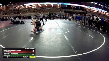 132 lbs Quarterfinal - Mason Persons, Columbus vs Christian Fretwell, Lake Gibson