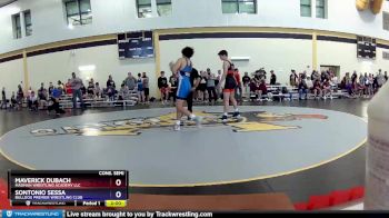 132 lbs Cons. Semi - Maverick Dubach, Madman Wrestling Academy LLC vs Sontonio Sessa, Bulldog Premier Wrestling Club