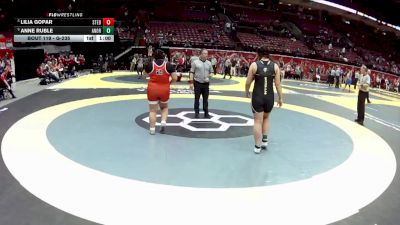 G-235 lbs Cons. Round 2 - Anne Ruble, G-Ak. North vs Lilia Gopar, G-Stebbins