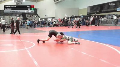 137-H2 lbs Semifinal - Chase Baker, Pennsville vs Alex Su, Central Bucks South