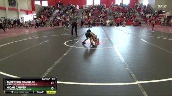 60 lbs Champ. Round 1 - Micah Carver, Gulf Coast Wrestling Club vs Anderson Franklin, Northside Takedown Wrestling C