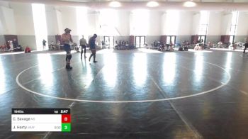 184 lbs Consi Of 16 #2 - Calvin Savage, Morgan State vs Jack Harty, Unaffiliated HS