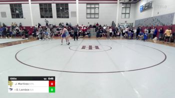 106 lbs Consi Of 4 - Jagger Martinez, St. Paul's School vs Dino Lambos, Charlotte Latin