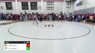 106 lbs Consi Of 4 - Jagger Martinez, St. Paul's School vs Dino Lambos, Charlotte Latin