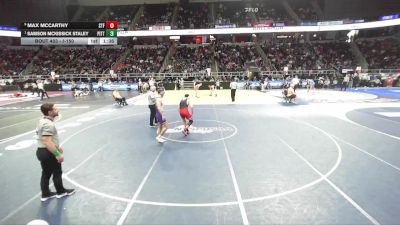 I-150 lbs Quarterfinal - Samson McKissick Staley, Pittsford vs Max McCarthy, St. Francis