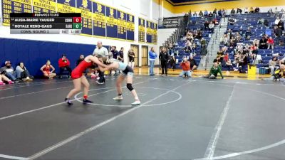 106 lbs Cons. Semi - Rylee Mains, Southmoreland Hs vs Everly Harrell, Seneca Valley Hs