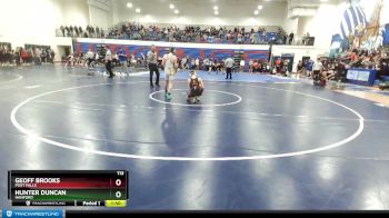 113 lbs Cons. Round 2 - Hunter Duncan, Hanford vs Geoff Brooks, Post Falls