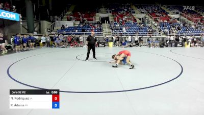 130 lbs Cons 32 #2 - Naima Rodriguez, VA vs Reese Adams, NY