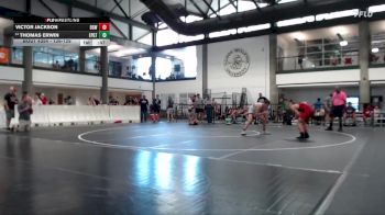 126-129 lbs Cons. Round 2 - Thomas Erwin, El Paso Gridley Titans vs Victor Jackson, Big Game Wrestling
