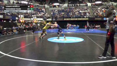 197 lbs Champ. Round 1 - Mohammad Talebi, NYU vs Joseph Petrella, Baldwin Wallace