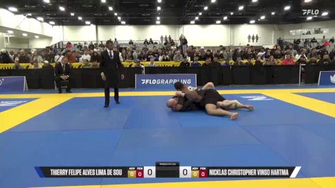 Nicklas Christopher Vinso Hartma vs Thierry Felipe Alves Lima De Sou 2025 World IBJJF Jiu-Jitsu No-Gi Championship