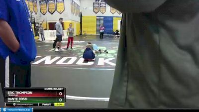 60 lbs Champ. Round 1 - Dante Rossi, Wellington vs Eric Thompson, Team Clay