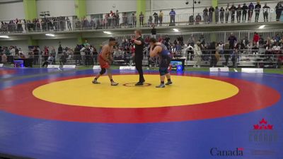 125kg Quarterfinal - Jagroop Dhinsa, Guru Gobind Singh WC vs Owen Ferchuk, Prince Albert WC