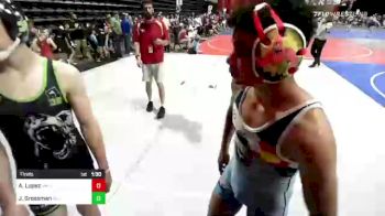 70 lbs Final - Jesse Grossman, Billings WC vs Andres Lopez, Nm Gold