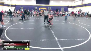 61 lbs Quarterfinal - Landon Zakis, Stratford Knights Youth vs Tanner James, Palmetto State Wrestling