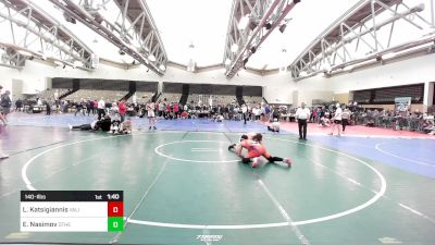 140-I lbs Final - Lukas Katsigiannis, Validus Wrestling Club vs Edward Nasimov, Other