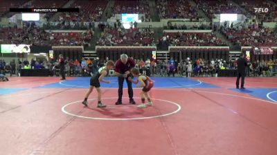 77 lbs Cons. Round 2 - Bradley Eustice, Sidney Wrestling Club vs Myles Williams, Montana Disciples