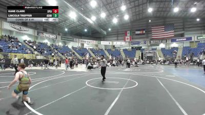 150 lbs Consi Of 8 #1 - Kane Clark, Spearfish Youth WC vs Lincoln Treffer, Adams Central